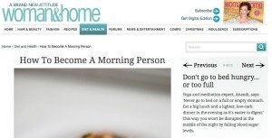 Woman and Home Dec 2013 SG Quote