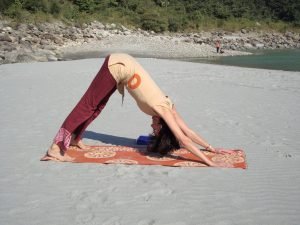 Parvatasana Mountain pose yoga